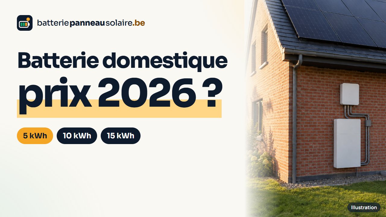 Vidéo : batterie domestique, prix 2026 pour 5, 10 et 15 kWh